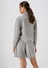 Souluxe Grey Half Zip Top - Small Image 2