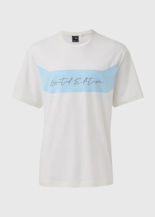US Athletic Cream Oversized Slogan T-Shirt - Extra small Image 4