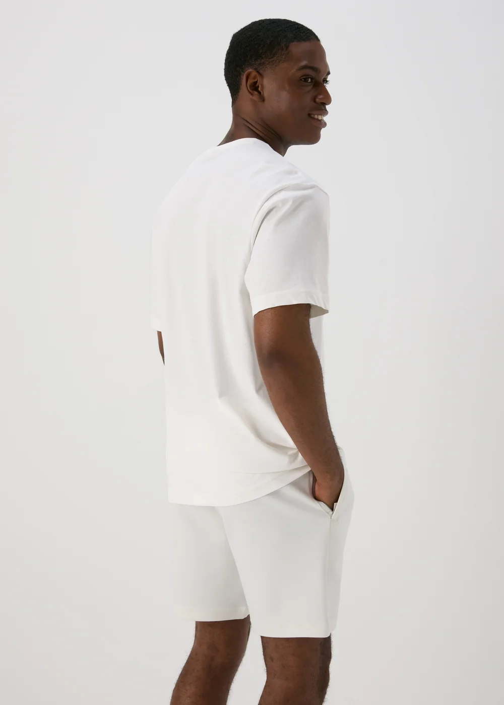 US Athletic Cream Oversized Slogan T-Shirt - Extra small Image 2