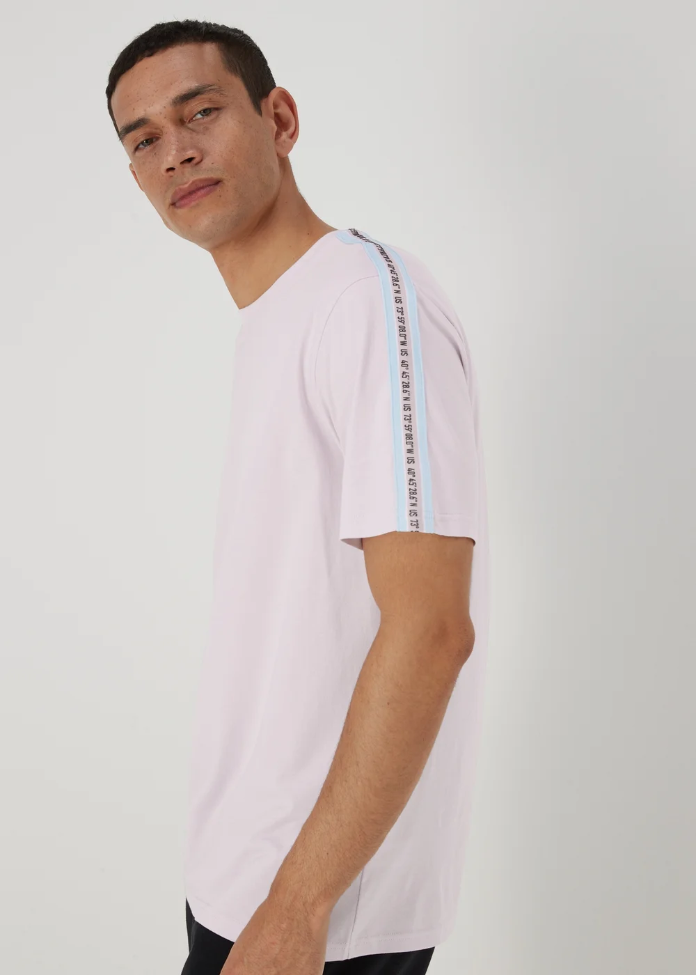 US Athletic Lilac Plain T-Shirt - XS Image 1