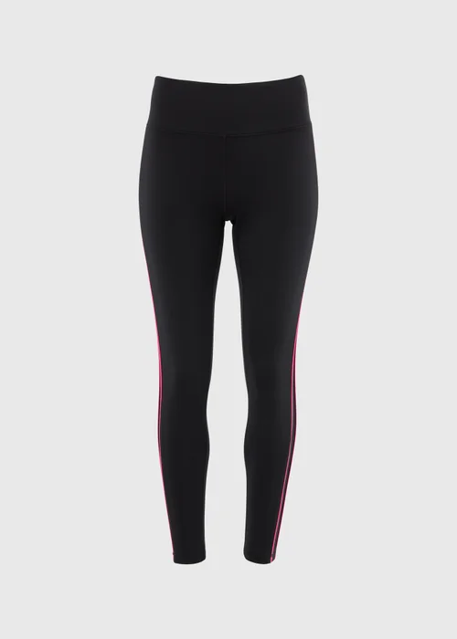 Souluxe Black & Pink Side Stripe Leggings - 8 Image 5