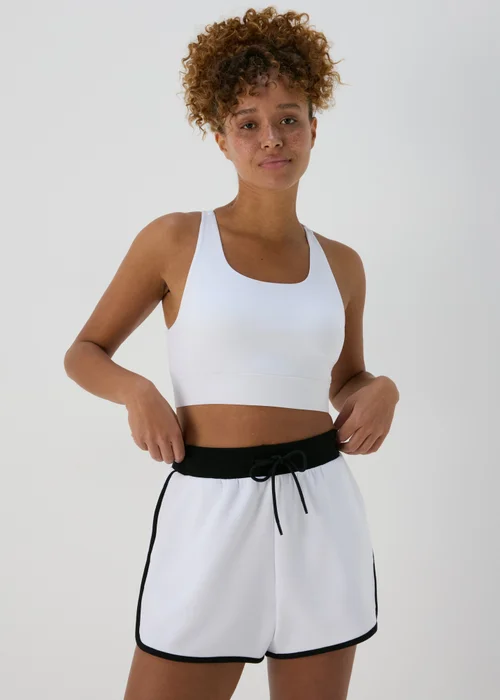 Souluxe White Sports Shorts - S Image 1