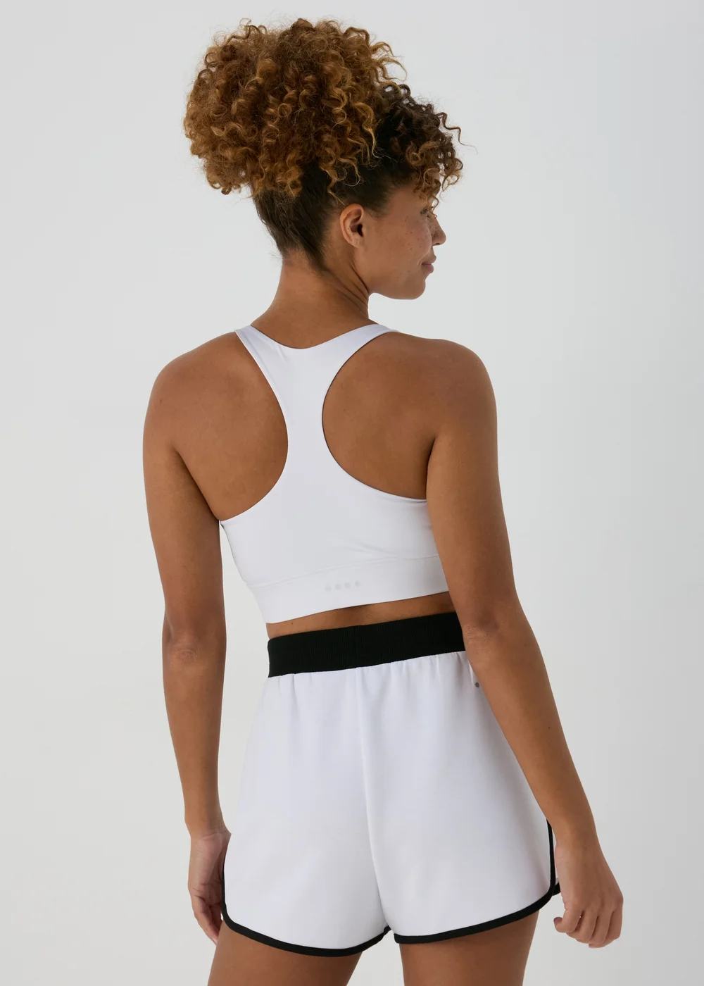 Souluxe White Sports Shorts - S Image 2