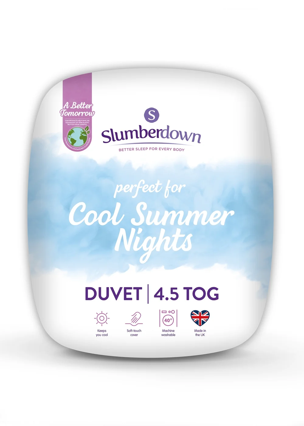 Slumberdown Cool Summer Nights Duvet (4.5 Tog) - Single Image 1