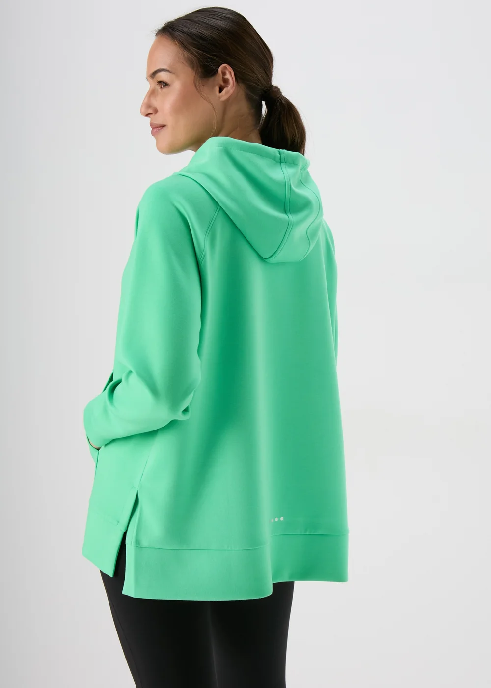 Souluxe Green Longline Hoodie - S Image 2