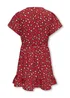 ONLY Girls Red Kogpalma Heart Print Dress (6-13yrs) - 10 Yrs Image 2