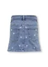 ONLY Girls Blue Heart Hoxton Denim Skirt (6-14yrs) - Age 10 Years Image 2