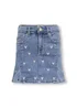 ONLY Girls Blue Heart Hoxton Denim Skirt (6-14yrs) - Age 10 Years Image 1