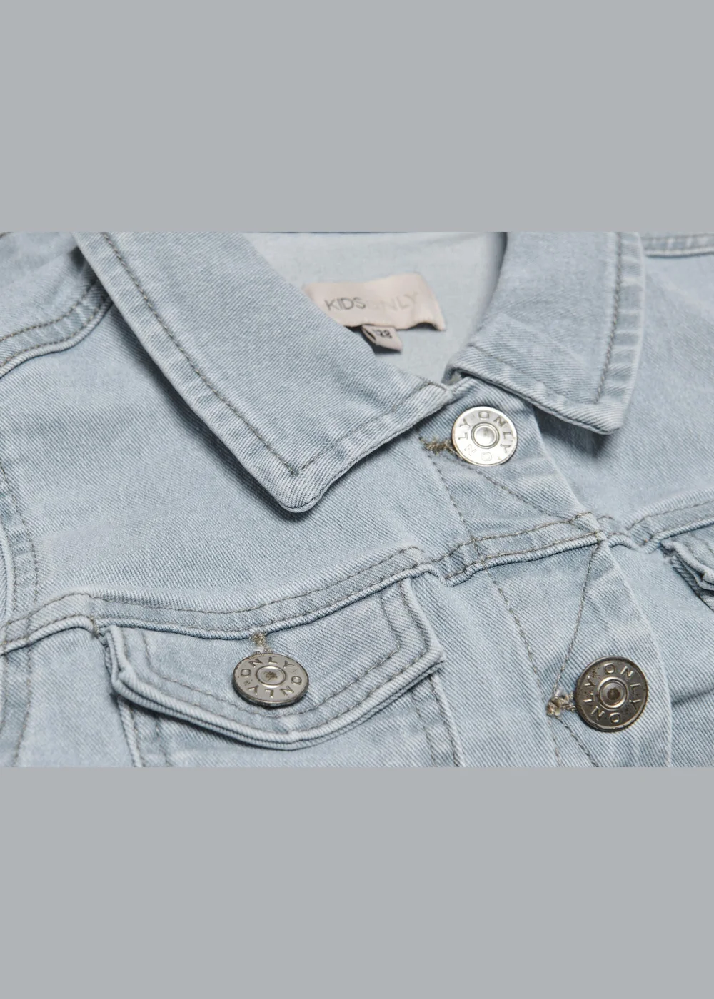ONLY Girls Blue Denim Jacket (7-14yrs) - 7 Yrs Image 3