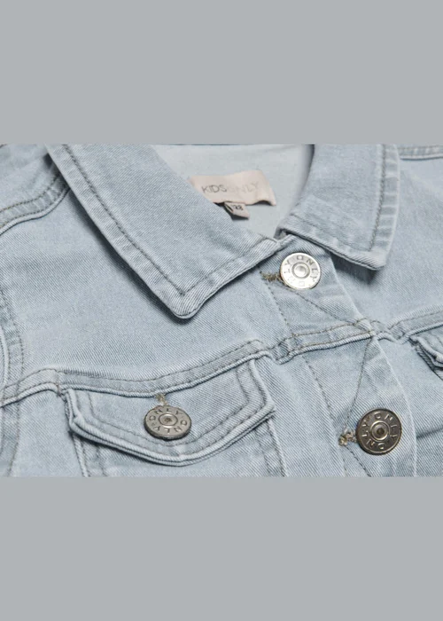 ONLY Girls Blue Denim Jacket (7-14yrs) - 7 Yrs Image 3