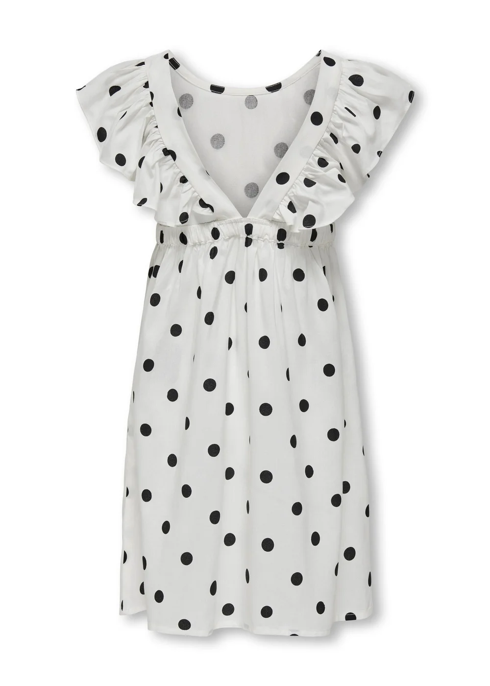ONLY Girls White Dotty Details Dress (6-14yrs) - 6 Yrs Image 4