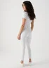 White Ankle Grazer Skinny Jeans - Size 8 Image 2