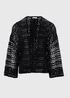 Black Crochet Cardigan - S Image 5