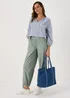 Denim Tote Bag - One Size Image 2