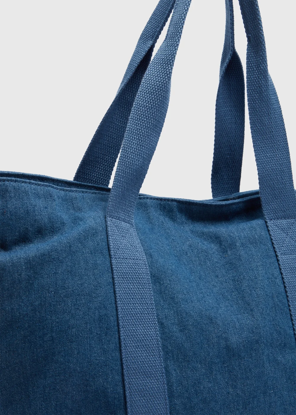 Denim Tote Bag - One Size Image 4