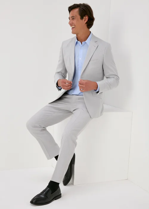 Taylor & Wright Turner Grey Slim Fit Jacket - 38 Chest Long Image 4