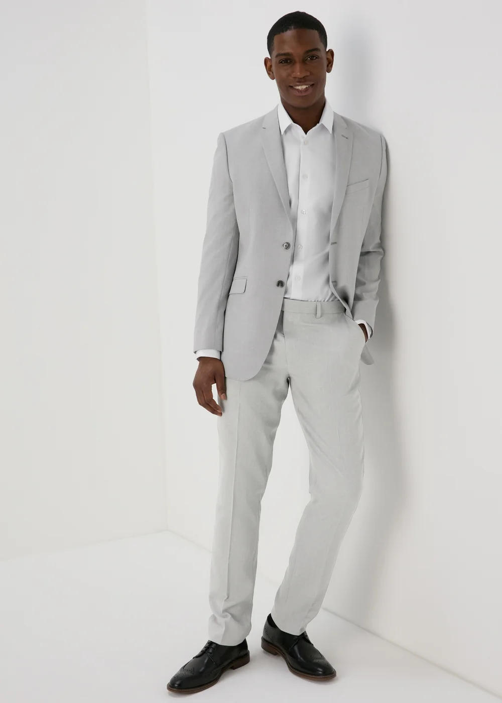 Taylor & Wright Grey Turner Slim Fit Trousers - 30 Waist 31 Leg Image 4