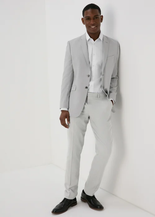 Taylor & Wright Grey Turner Slim Fit Trousers - 30 Waist 31 Leg Image 4