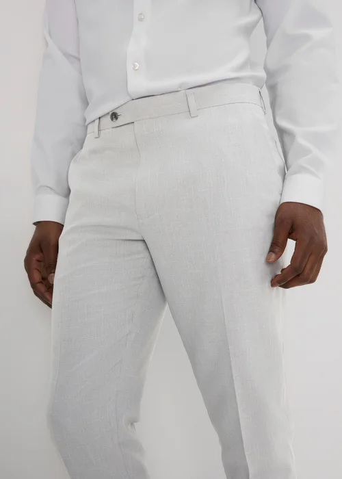 Taylor & Wright Grey Turner Slim Fit Trousers - 30 Waist 31 Leg Image 3