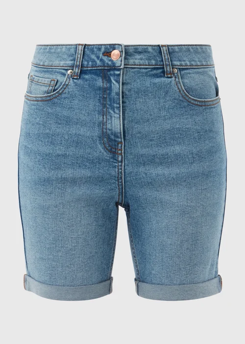 Papaya Petite Mid Wash Shorts - 6 Image 5