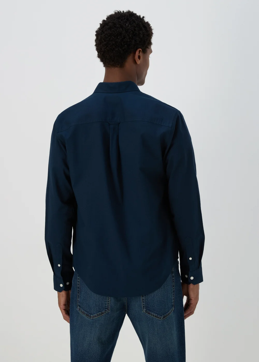 Navy Oxford Shirt - S Image 2
