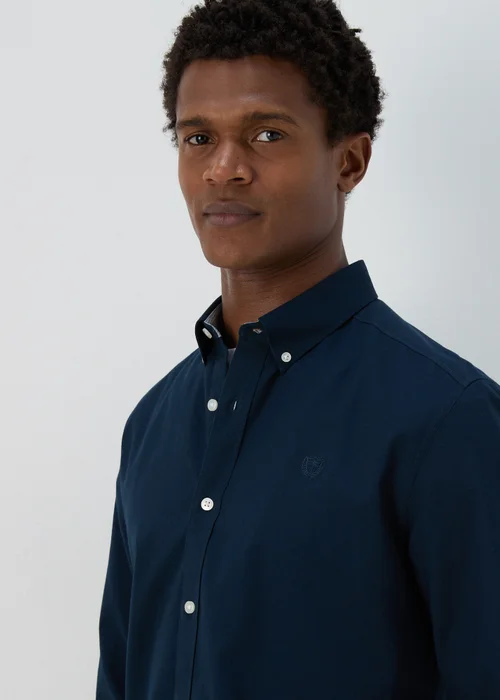 Navy Oxford Shirt - S Image 3