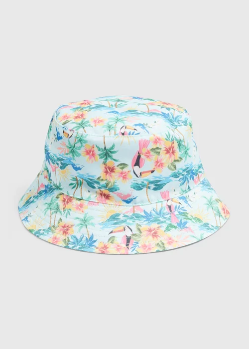 Multi Coloured Reversible Bucket Hat - S/M Image 1
