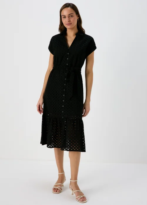 Et Vous Black Schiffli Shirt Dress - 8 Image 1