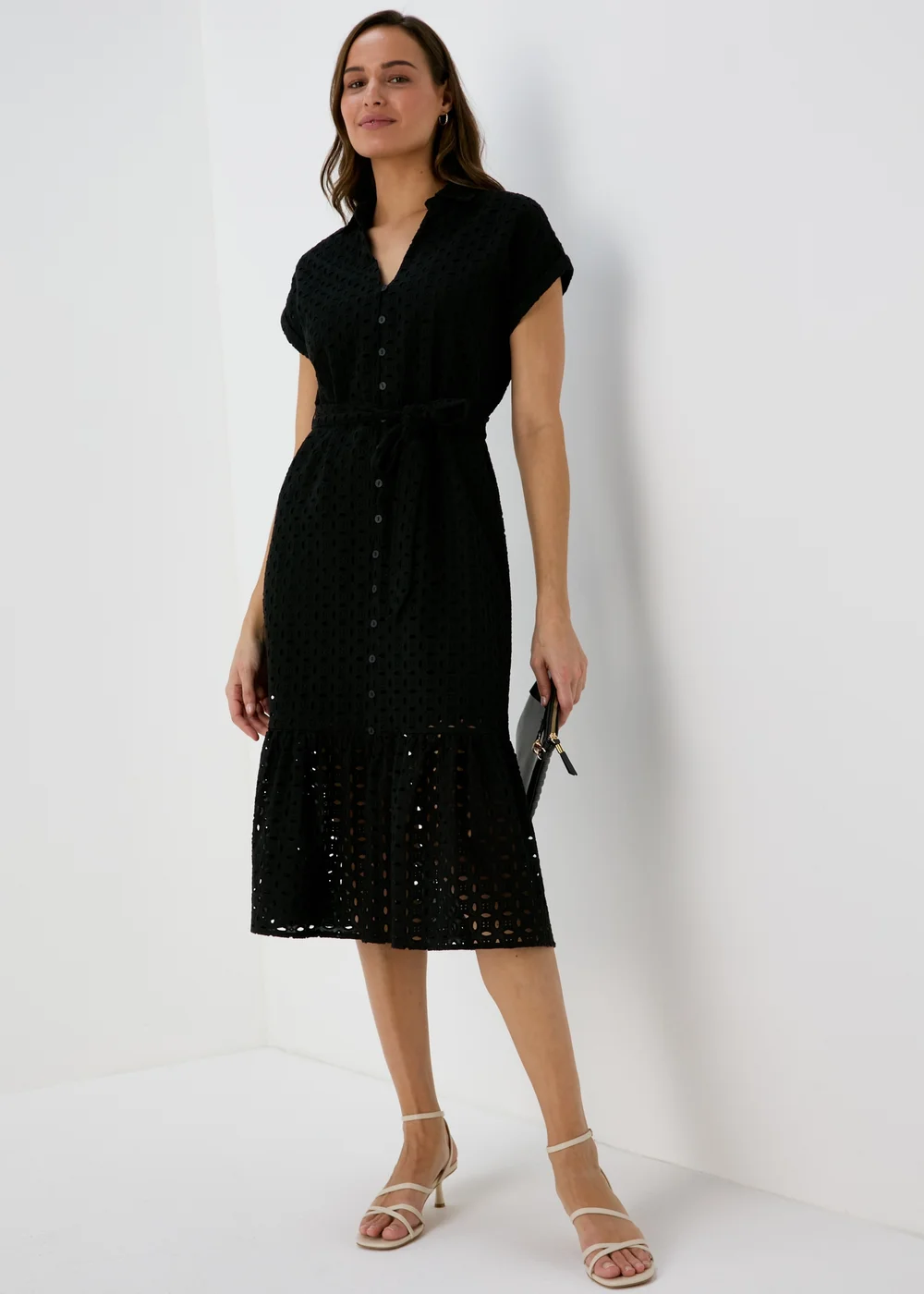 Et Vous Black Schiffli Shirt Dress - 8 Image 4