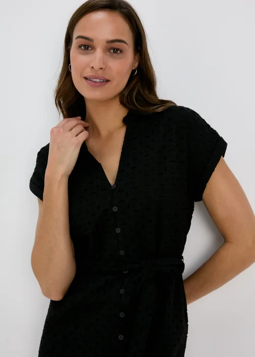 Et Vous Black Schiffli Shirt Dress - 8 Image 3