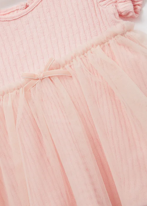 Baby Pink Tutu Dress (Newborn-18mths) - Newborn Image 2