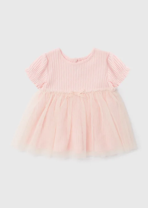 Baby Pink Tutu Dress (Newborn-18mths) - Newborn Image 1