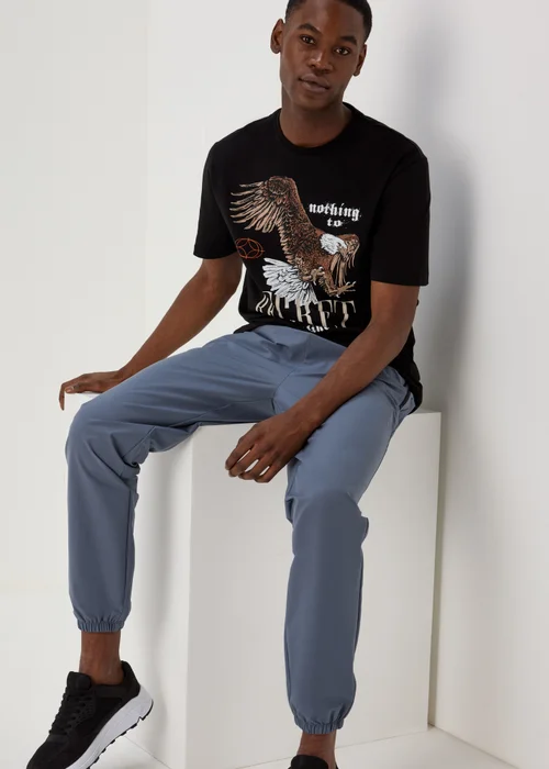 US Athletic Black Regret Eagle T-Shirt - XS Image 4