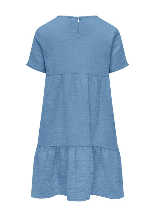 ONLY Girls Blue 3 Piece Layered Mini Dress (6-13yrs) - 10 Yrs Image 2