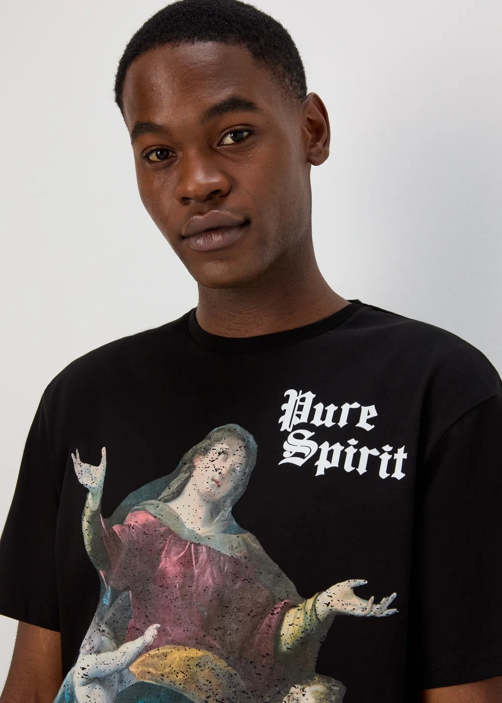 US Athletic Black Pure Spirit Graphic T-Shirt - Extra small Image 3