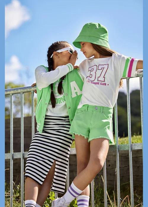 ONLY Girls White 37 Logo T-Shirt (5-14yrs) - 5-6 Yrs Image 1