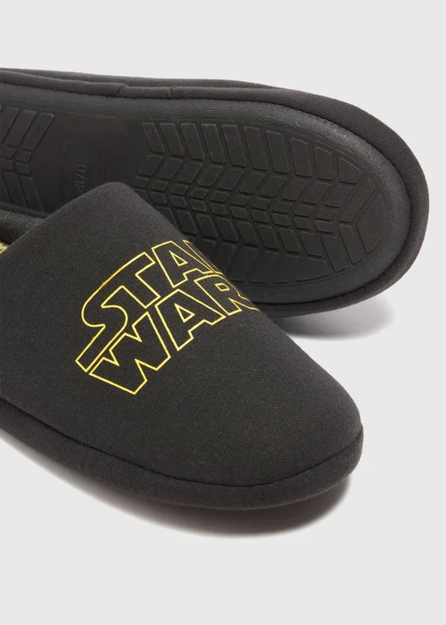 Star Wars Charcoal Slippers - Size 7 - 8 Image 2