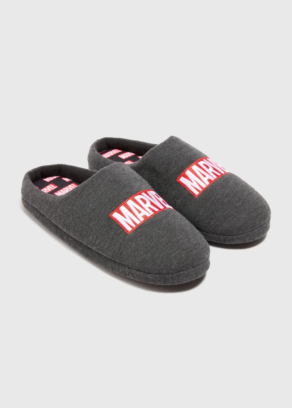 Marvel Grey Slippers - Size 7 - 8 Image 1