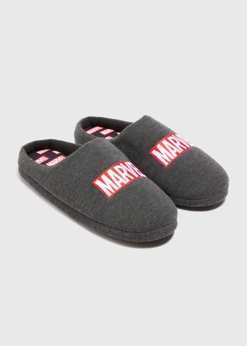 Marvel Grey Slippers - Size 7 - 8 Image 1