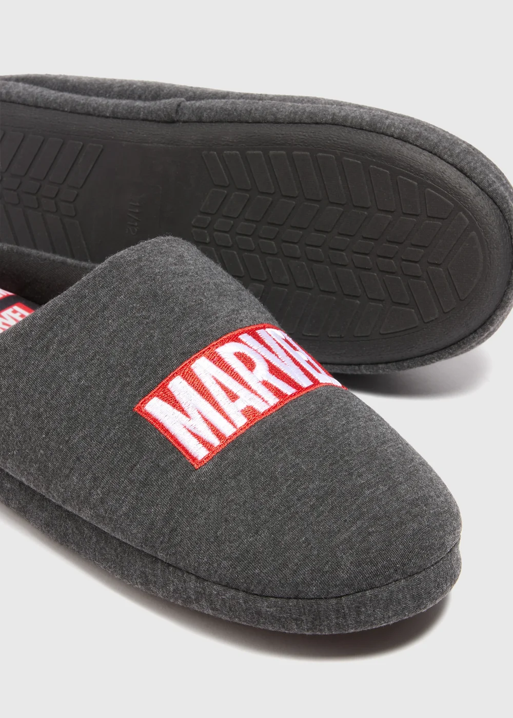 Marvel Grey Slippers - Size 7 - 8 Image 2