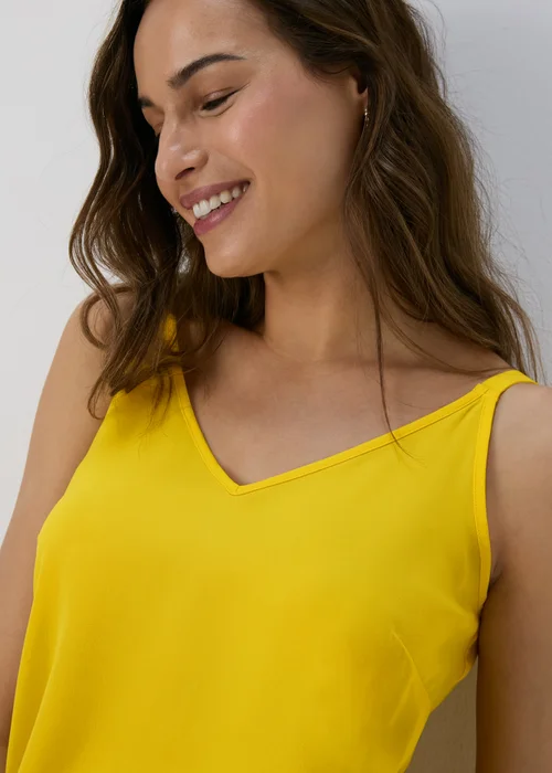 Et Vous Yellow Plain Cami Top - 8 Image 3