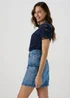 Mid Wash Denim Utility Skirt - Size 8 Image 2