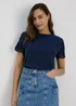 Mid Wash Denim Utility Skirt - Size 8 Image 1