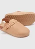 Girls Taupe Clog Mules (Younger 10- Older 5) - Size 1 Image 2