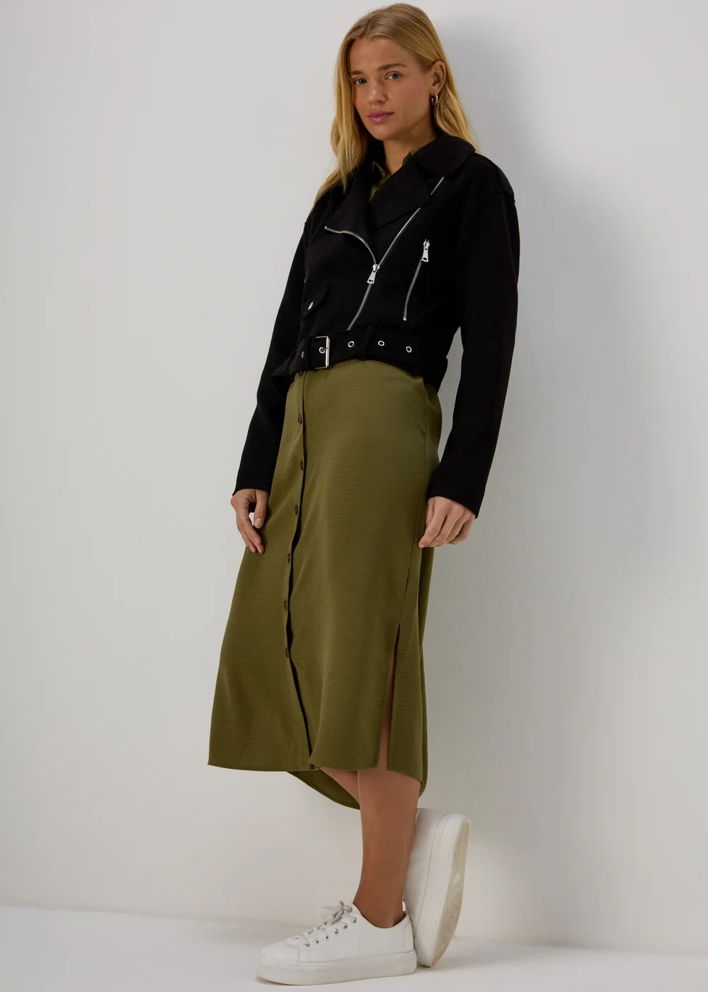Black Biker Jacket - 8 Image 4