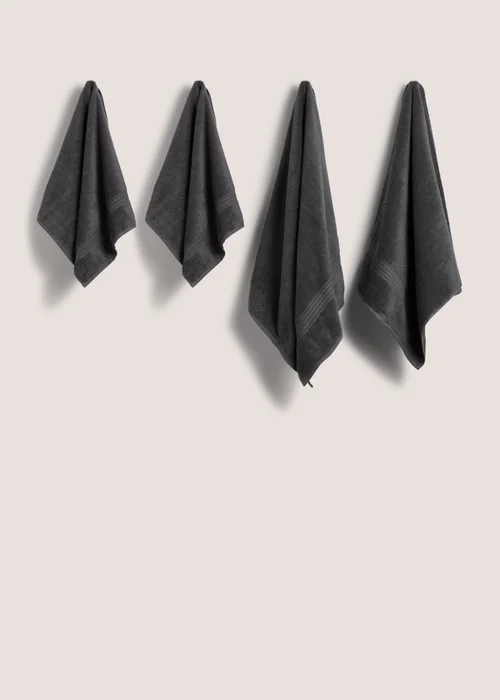 4 Set Grey Hand & Bath Bundle Image 1