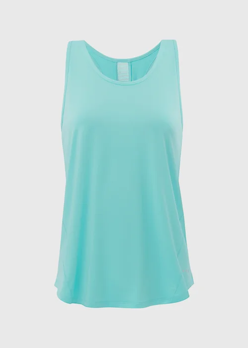 Souluxe Blue Mesh Sports Vest Top - S Image 5