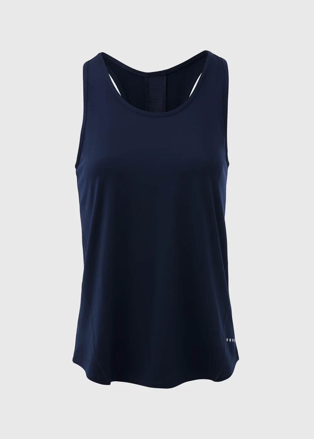 Souluxe Navy Mesh Detail Vest - Small Image 5