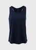 Souluxe Navy Mesh Detail Vest - Small Image 5