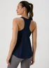 Souluxe Navy Mesh Detail Vest - Small Image 2